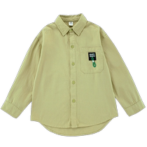 Piggy Banner childrens clothing 2024 autumn new childrens long-sleeved tops big boys shirts boys autumn trend
