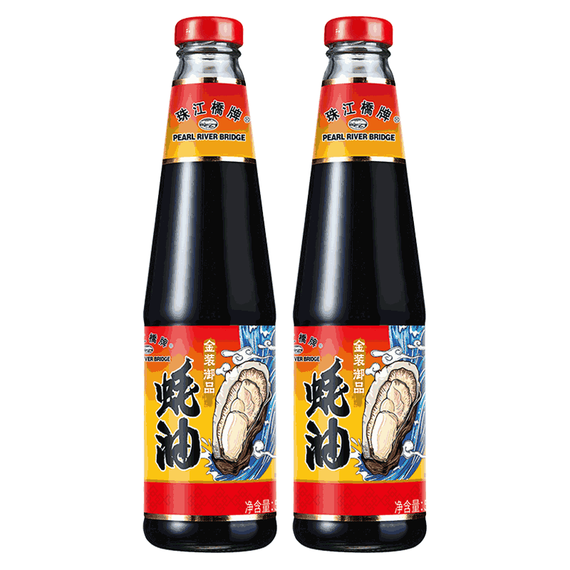 Pearl River Bridge Gold Royal Oyster Sauce 510gX2 bottles 0 added preservatives oyster juice content high export quality
