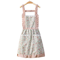 HOUYA kitchen apron cute canvas apron womens home kitchen cooking waterproof simple fashion cover