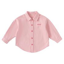 INSbobo girls shirts jackets childrens tops pink baby street boys spring and autumn clothes