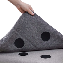 HOUYA 40-piece bed sheet sofa cushion holder home quilt anti-run traceless needle-free patch