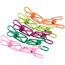 High-looking color fixed clip multi-functional sealing clip file storage office note clip snack sealing clip