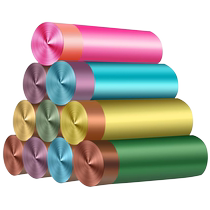 Garbage bag household portable thickened drawstring vest style affordable disposable plastic bag medium and large garbage bag