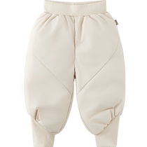 Tongtai baby down pants winter childrens five-proof duck pants boys and girls trousers casual outing windproof pants
