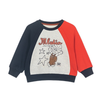 Great kids sweatshirt Maradin childrens sweatshirt 24 autumn new style asymmetrical printed sweatshirt for boys and girls