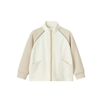 HeyBetter childrens velvet cube jacket sweat-absorbent and windproof parent-child mens and womens new autumn and winter warm tops