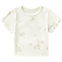 (Same style in the mall) Yings childrens home clothes summer cool and breathable mens and womens home tops 2024 new style