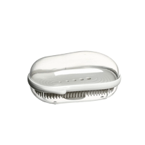 Portable and simple double-layer cover travel drain bubbler without water accumulation fragrance silicone soap dish dish rack Furi