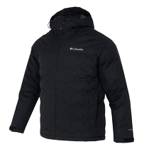 Columbia Hiking Mens Hooded Down Jacket Warm and Comfortable Casual Top Loose and Comfortable Cotton Down Jacket