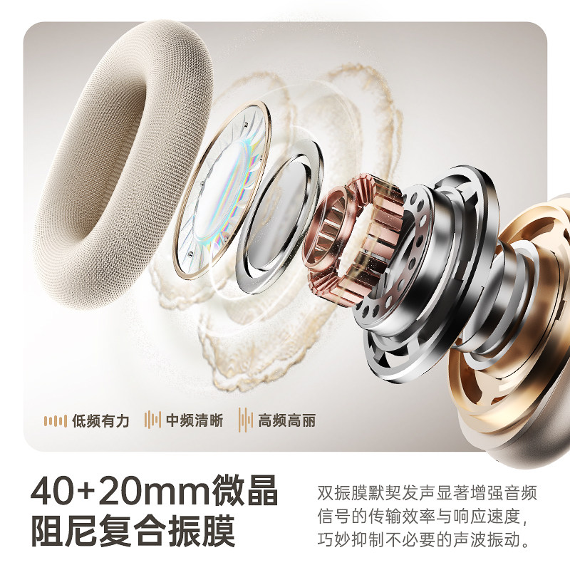 Ikf Mars Head-Mounted Bluetooth Headset Wireless Adaptive Noise Reduction Head Tracking Ldac Decoding 2025 Model