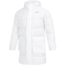 Puma Puma Unisex Hooded Long Down Jacket Simple Fashion Sports Leisure Down Jacket