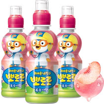 Korea Imports of Pop Music Lale Water Honey Peach Taste children Juice Pinks 235ml * 3 бутылки диетологии