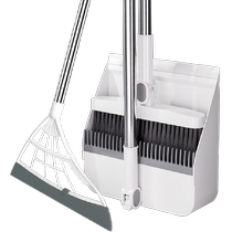 Edo folding broom dustpan set broom dustpan household soft bristles cleaning housework does not stick to hair
