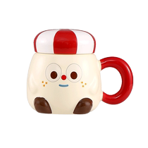 Bethes ceramic cup cute mug high-value household milk cup girls drinking cup breakfast cup