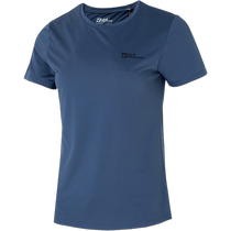 JackWolfskin short-sleeved womens outdoor sports tops moisture-absorbent and breathable T-shirt 5823101-1292