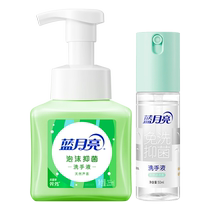 Blue Moon Aloe Vera Antibacterial Foam Hand Sanitizer 255ml*1 bottle No-rinse Rosemary Hand Sanitizer 50ml*1 bottle