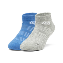 Skechers Skechers 2024 childrens socks unisex striped shallow mouth cotton yarn soft