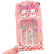 Youkesiu Childrens Cute Cartoon Nail Art Stickers Nail Stickers Girls Baby New Sanrio 2024
