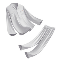 Liangliang childrens pajamas cool-feeling home clothes set summer thin 24-year new linen antibacterial air-conditioned clothes