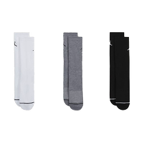 Nike mid-calf black and white breathable socks are comfortable skin-friendly soft and casual socks three pairs DX9632-100