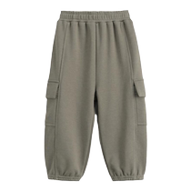 Mark Jenny autumn clothing new outdoor style boys super comfortable cotton large pocket leggings sweatpants