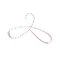 Shunyi Creative Elegant Arc Clothes Rack Home Non-Slip Seamless Clothes Rack Plastic Clothes Hanging Drying Rack Clothes Support