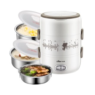 Women's electric lunch box can plug-in heating and holding portable pile in box office class steaming rice artifact bucket self-hot lunch box
