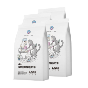 洁客奶香豆腐猫砂2.72KG*3+绿茶猫砂2.72KG