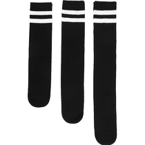 Childrens mid-calf socks white stockings black over-the-knee long socks boys socks girls football and basketball spring autumn and summer