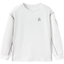 (bp) Balabala Functional Sports 24 Autumn Childrens Dehumidifying Clothes Quick-drying Elastic Skin-friendly Outdoor Long-sleeved T-shirt