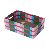 Zeze cat scratching board cat nest scratch-resistant corrugated paper cat board no crumbs large cat supplies toys