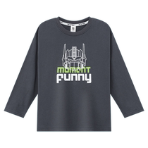 Zuoxi childrens clothing boys long-sleeved T-shirt childrens autumn clothing 2024 new 5A antibacterial pure cotton mecha bottoming shirt top