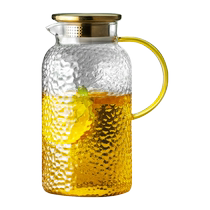 Genas cold kettle large-capacity household high-temperature-resistant glass cold kettle cup set teapot living room tie pot