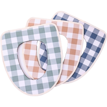 Toilet mat household winter toilet ring plush seat cushion toilet cover universal style random color