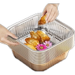 优勤空气炸锅锡纸碗家用电烤箱烧烤锡箔纸盒加厚食品级专用锡纸盘