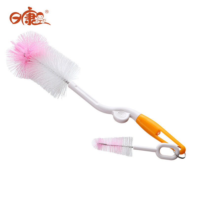 Rikang bottle brush cleaning brush Rotating bottle brush 360 degree bottle nipple brush RK-3501