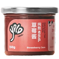 Youle Island Pure Strawberry Jam 150g × 1 can 90% pulp content for spreading on bread No added pectin white sugar