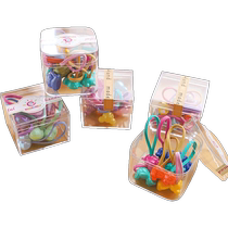 Childrens hair Circle cute little girl hair rope zags hair small leather fascia hair adorned head rope baby rubber band girl