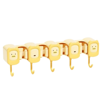 Mop wall hanging clip broom mop hook punch-free bathroom storage rack buckle 1 pack