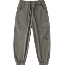 (Single piece) Little Elephant Ham boys summer thin trousers casual pants childrens anti-mosquito pants medium and large childrens pants