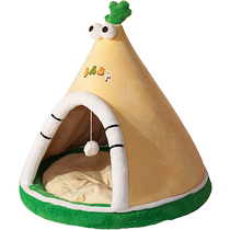 Cat nest to keep warm in winter super large cat nest enclosed safe four-season shelter house tent multi-cat family