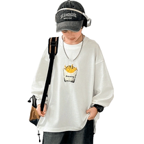 Yibeitong childrens clothing boys autumn sweatshirts 2024 new boys big childrens spring and autumn long-sleeved tops autumn