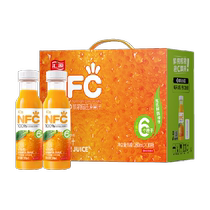 Huiyuan 100% NFC orange juice drink 280ml*10 bottles of freshly squeezed pure fruit and vegetable juice