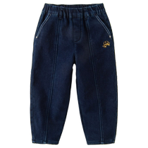 David Bella Childrens Pants New Fall Winter Boys Fluff Jeans Warm Gentle
