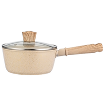 Modern housewife kitchen pot set complete household medical stone non-stick pot wok soup pot frying pan three-piece set