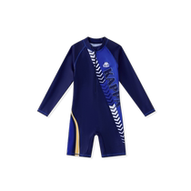 kappa boys swimsuit summer one-piece childrens professional training suit swimsuit medium and large childrens quick-drying swimsuit