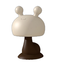 Bei Yi Mushroom Teether Baby Teething Stick Teething Glue Soothes Baby Anti-Eating Hands Small Month Oral Period 0-6 Months