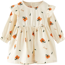 Tongtai baby dress spring and autumn girls princess dress baby clothes childrens fashion outing long-sleeved skirt