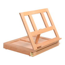 Drawer Desktop Painting Shelf Desktop Oil Painting Box Fine Art Raw folding portable 4k drawing board Writing raw oil painting shelf