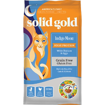 SolidGold high-protein golden vegetarian chicken five-grain chicken flavor imported full-price cat food 3 pounds 1 36kg